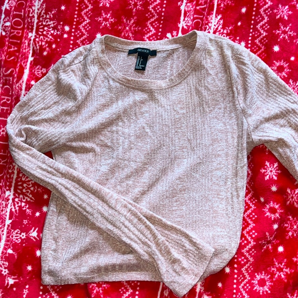 Light pink forever 21 long sleeve